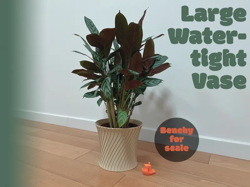 Large Watertight Vase