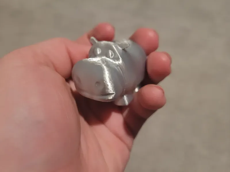 Hippo Keychain