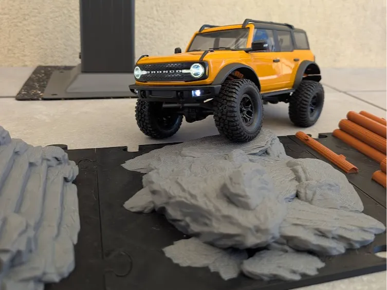 Crawler Park – Plaque Passage Rocheux 1/18 & 1/24