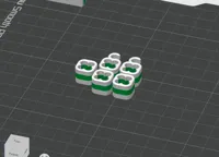 0.2mm layer, 2 walls, 0% infill