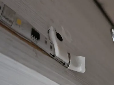 LED Strip Mount - Easy Installation with a Nail
