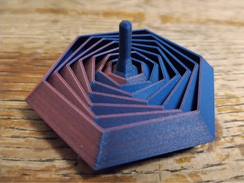 Hexagon Fidget gegen Langeweile 