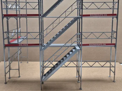 Facade Scaffolding Scale 1:17