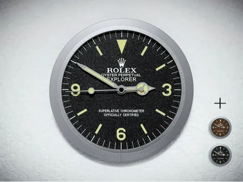 Rolex Explorer Vintage – Wall Clock