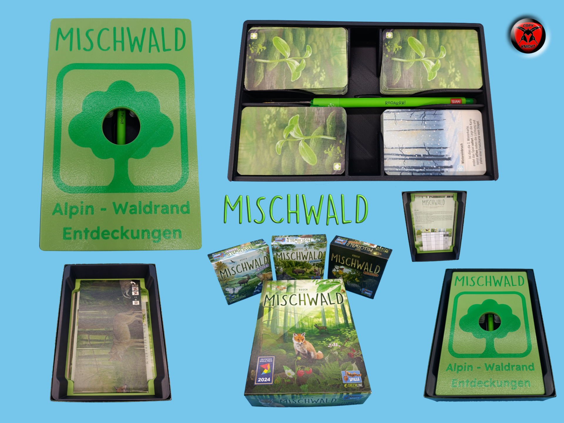 Forest Shuffle Card Organizer Mischwald