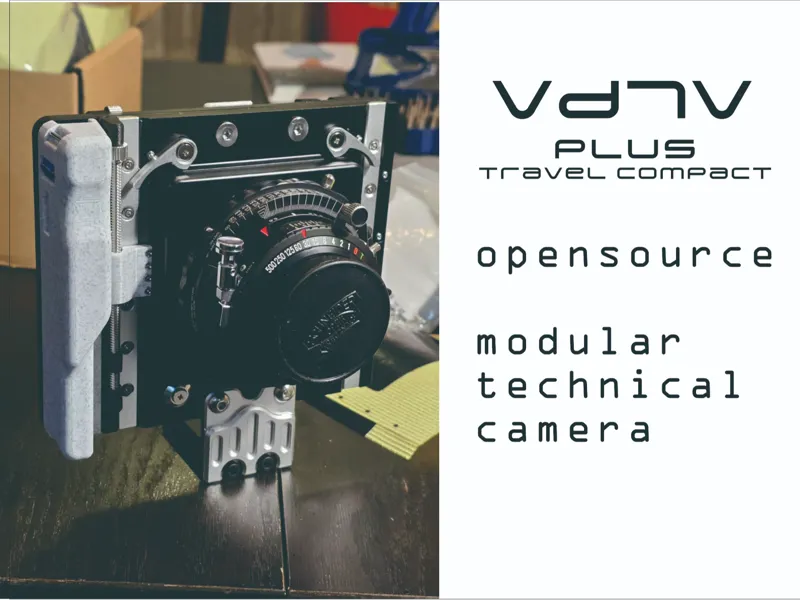 VD7V plus travel compact opensource modular camera