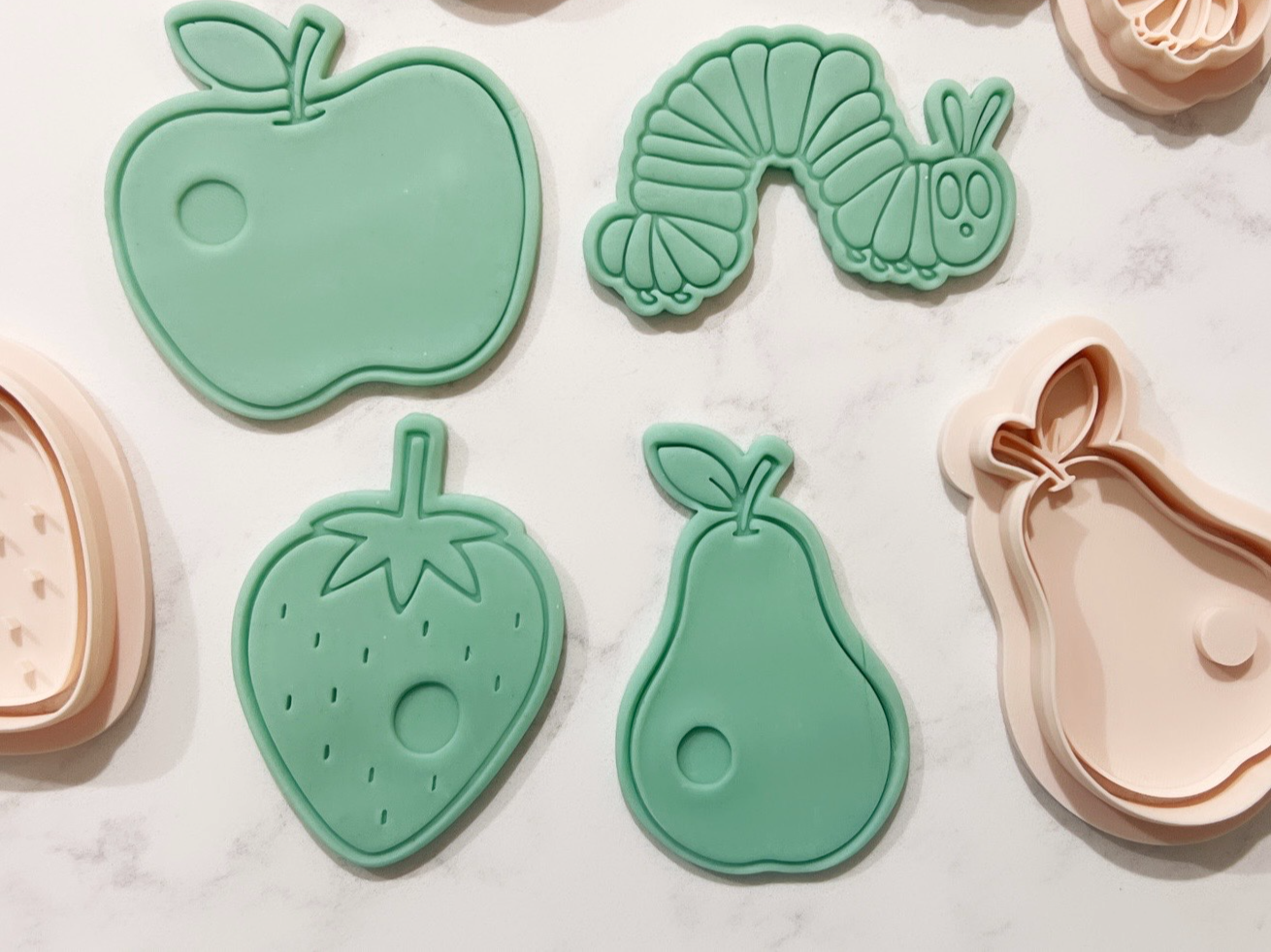 Very Hungry Caterpillar Cookie cutter and stamps