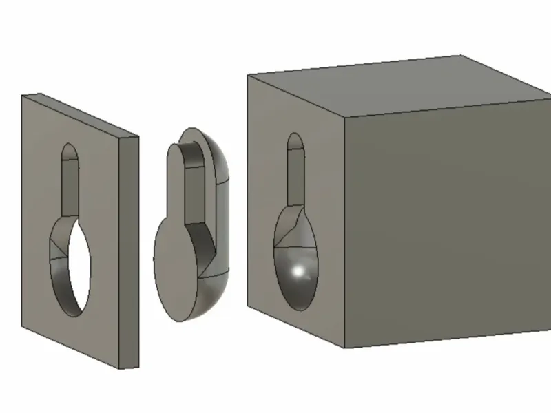 Wall Mount Anchor Boolean Subtraction Test Prints