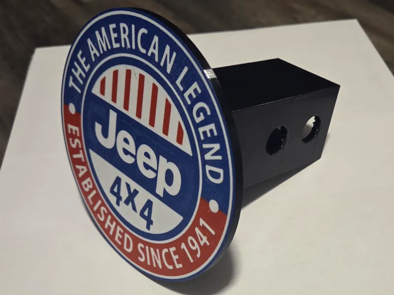 Jeep Trailer Hitch Cover