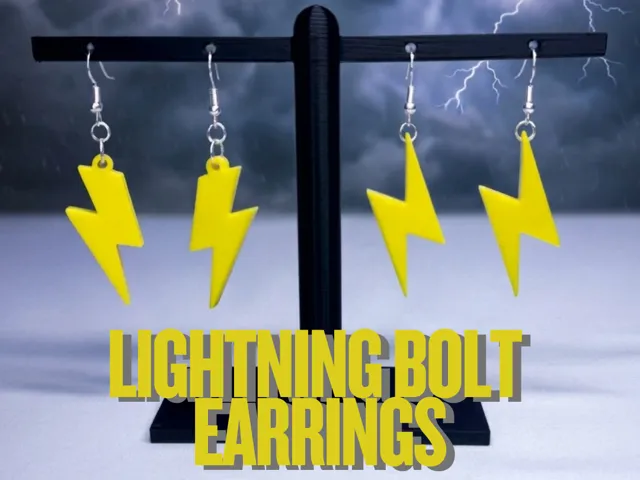 Lightning Bolt Earrings |H Potter| Power Ranger|