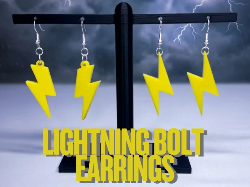 Lightning Bolt Earrings |H Potter| Power Ranger|