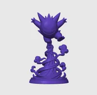15cm gengar 1 part single color