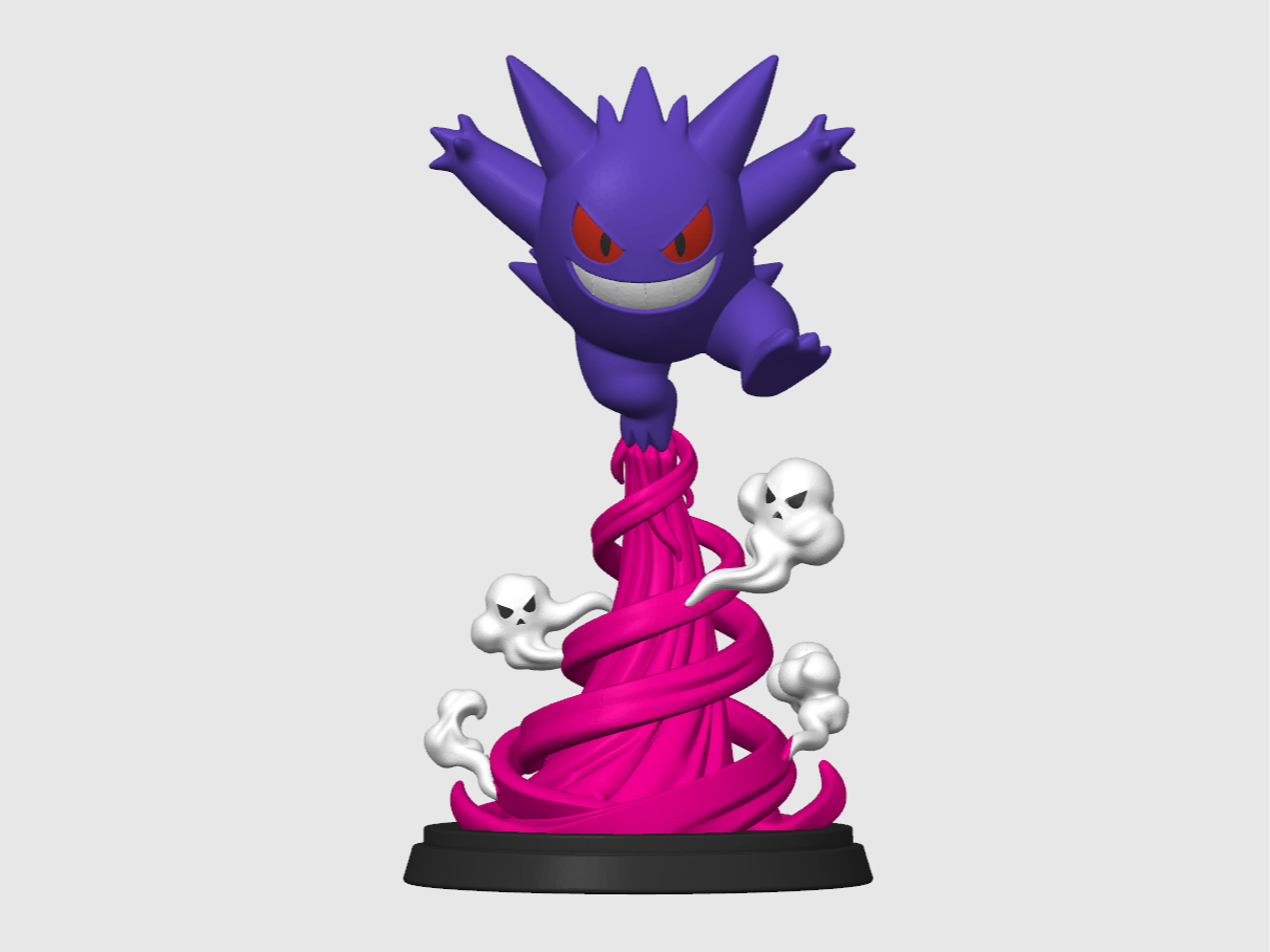 Gengar Display Figure - 10 -15 -23cm
