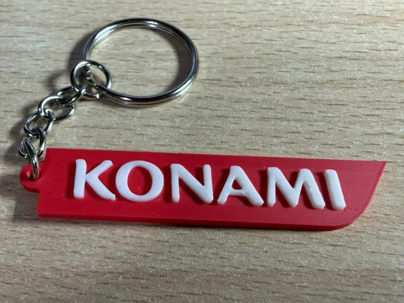 Konami keychain