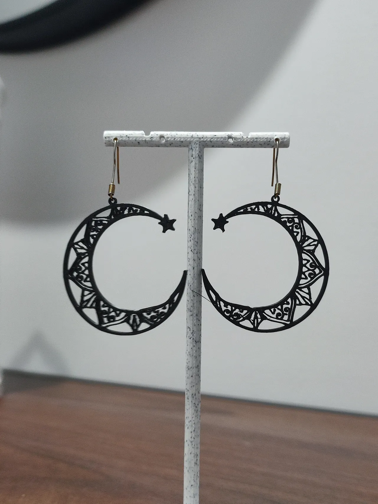 Aretes Luna Mandala "Starlight" view 2