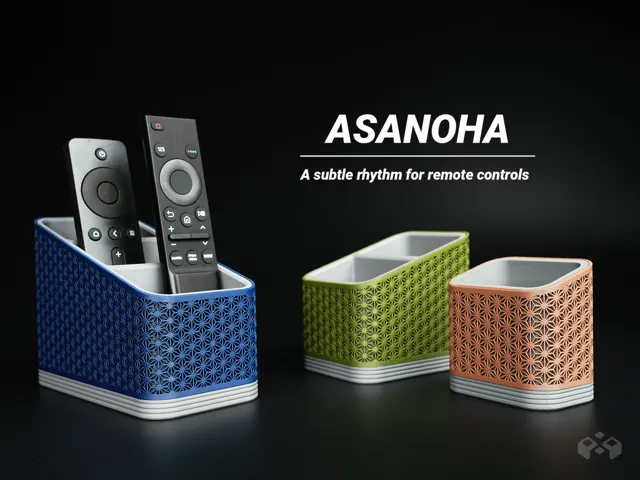 Asanoha Remote Control Holder