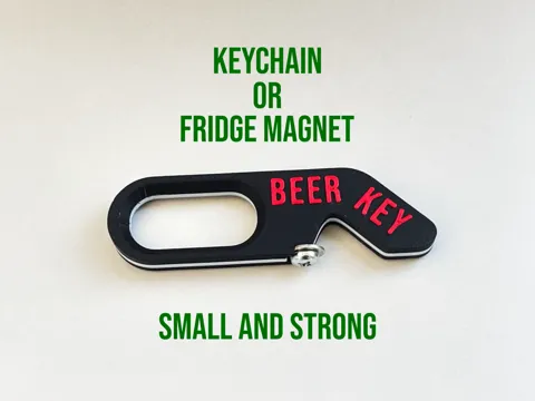 Strong Bottle Opener - magnet or keychain