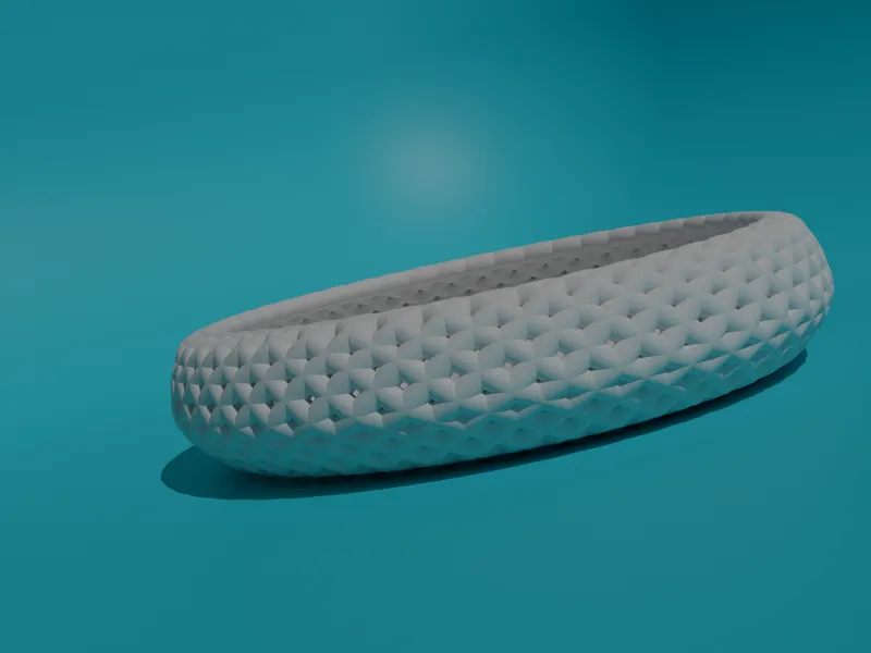 Diamond Pattern Bowl