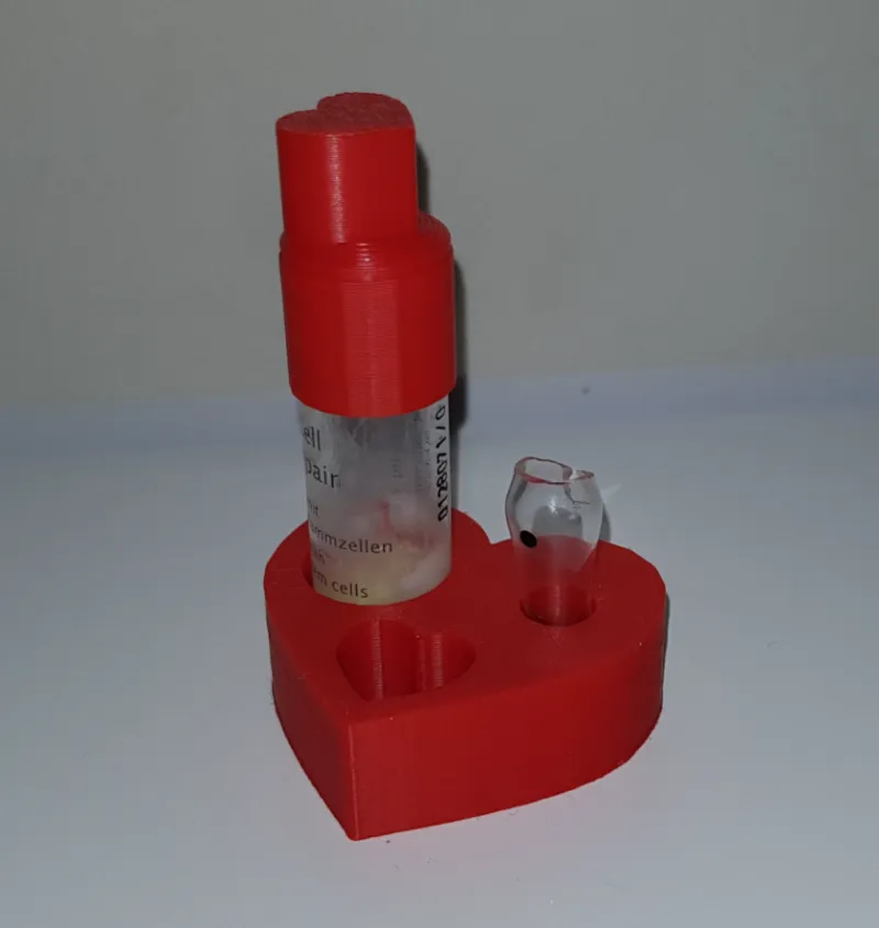Ampullenständer mit Herz/Ampoule stand with heart