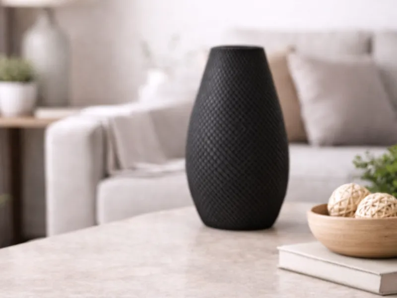 Barell Vase – Modern Geometric Texture