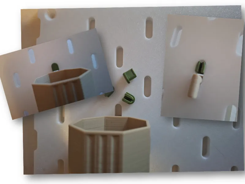 Lock Clip for Skadis pegboard
