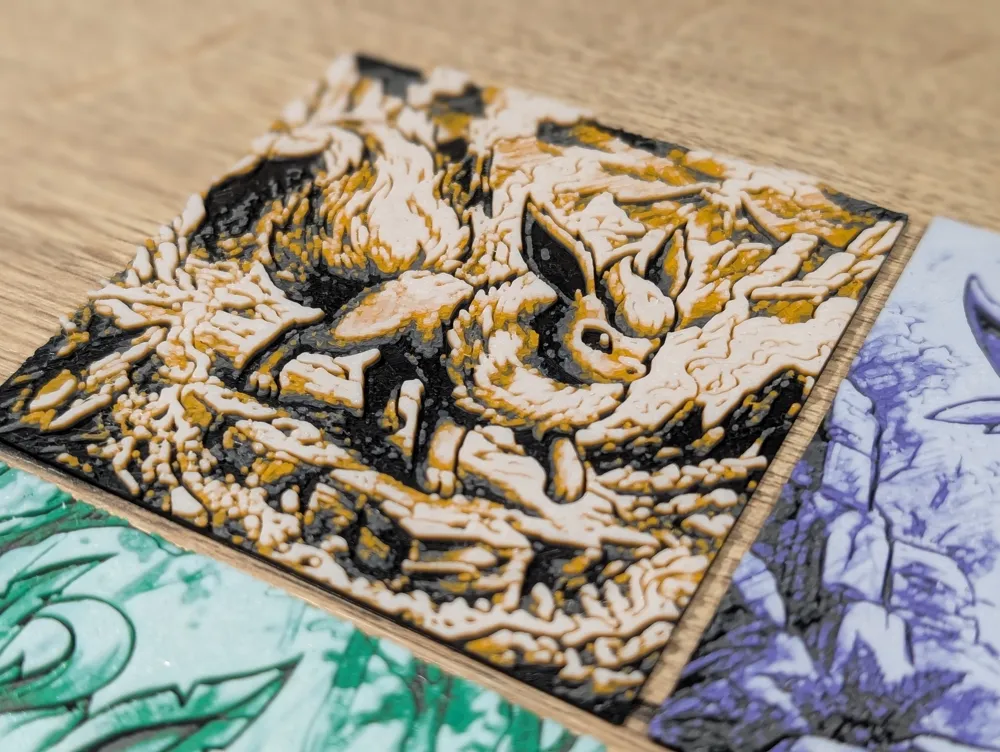 Eeveelution Pokemon Hueforge & Frame - Free 3D Print Model - MakerWorld