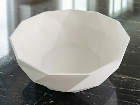 Modern Geometric Fruit Bowl - "The TeraBite"