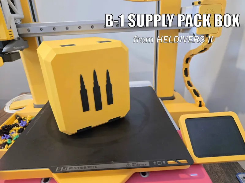 Helldivers II B-1 Supply Pack Style Rugged Box