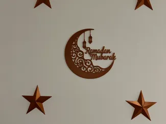 Ramadan Mubarak wall art