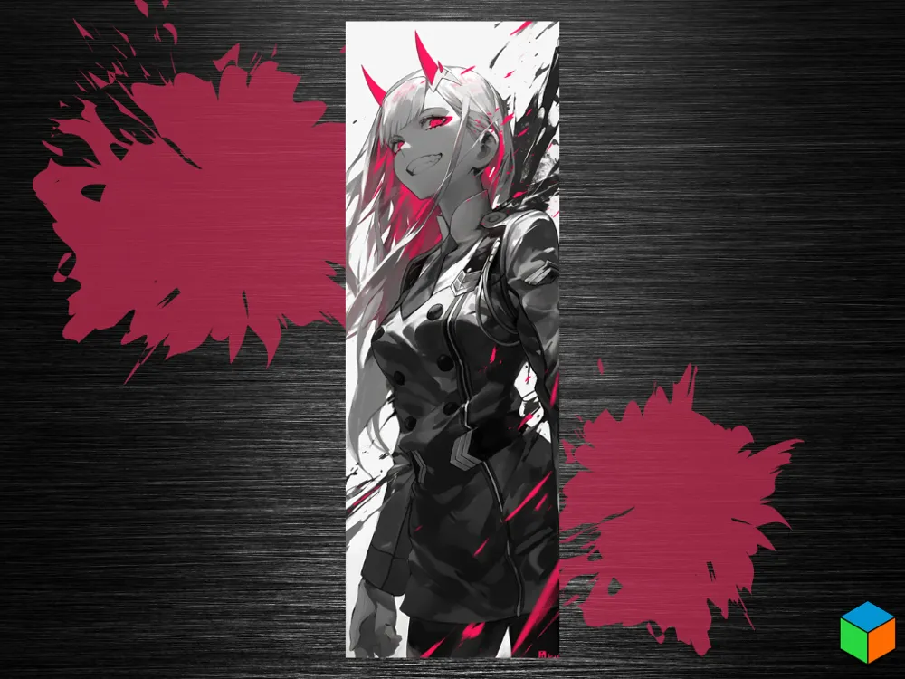 Zero Two Bookmark – Darling in the Franxx