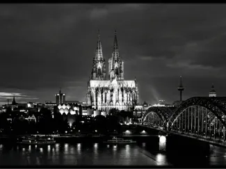 Lithophane Köln Mono Nacht