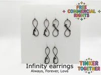 Boucles d'oreilles infini — Love, Always, Forever — photo 2