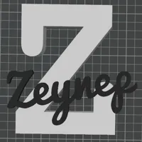 Lettera Z nome Zeynep