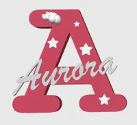 Lettera A nome Aurora
