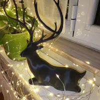 Cerf de Noël assis — photo 3