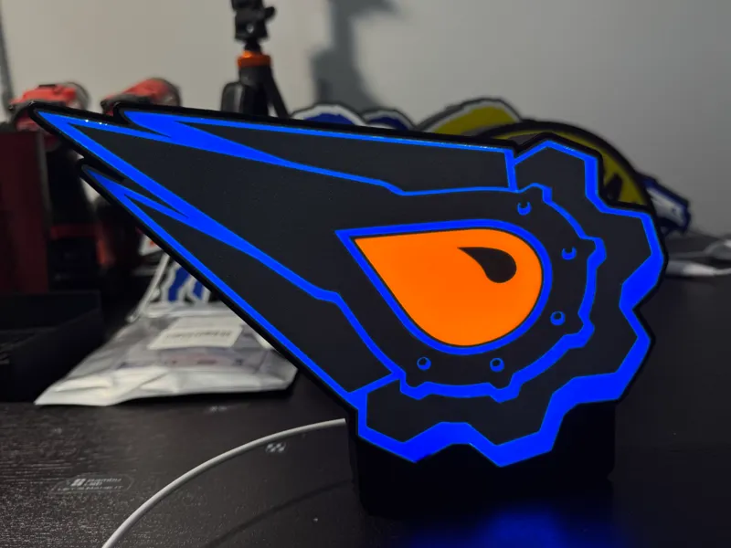 Edmonton Oilers Oil Drop Lightbox