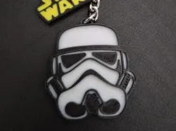 Stormtrooper‑Inspired Keychain