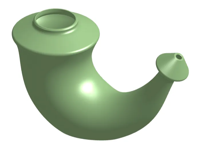 Nasal cleaner and measuring cup