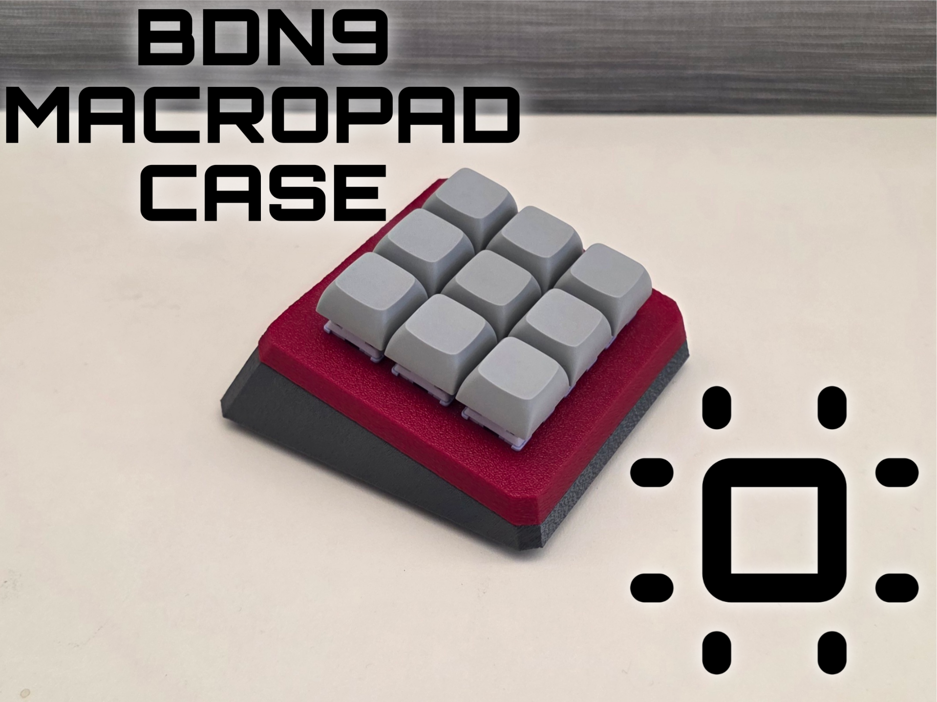 BDN9 Rev. 3 Macropad Keyboard Case