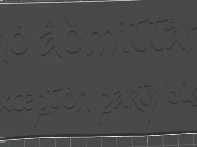 LOTR Hobbit Sign by Jaydenstar101MakerWorld: Download Free 3D Models