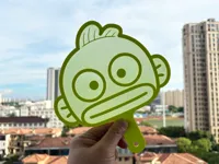 丑鱼扇子