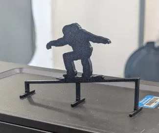 50-50 Grind Snowboarder