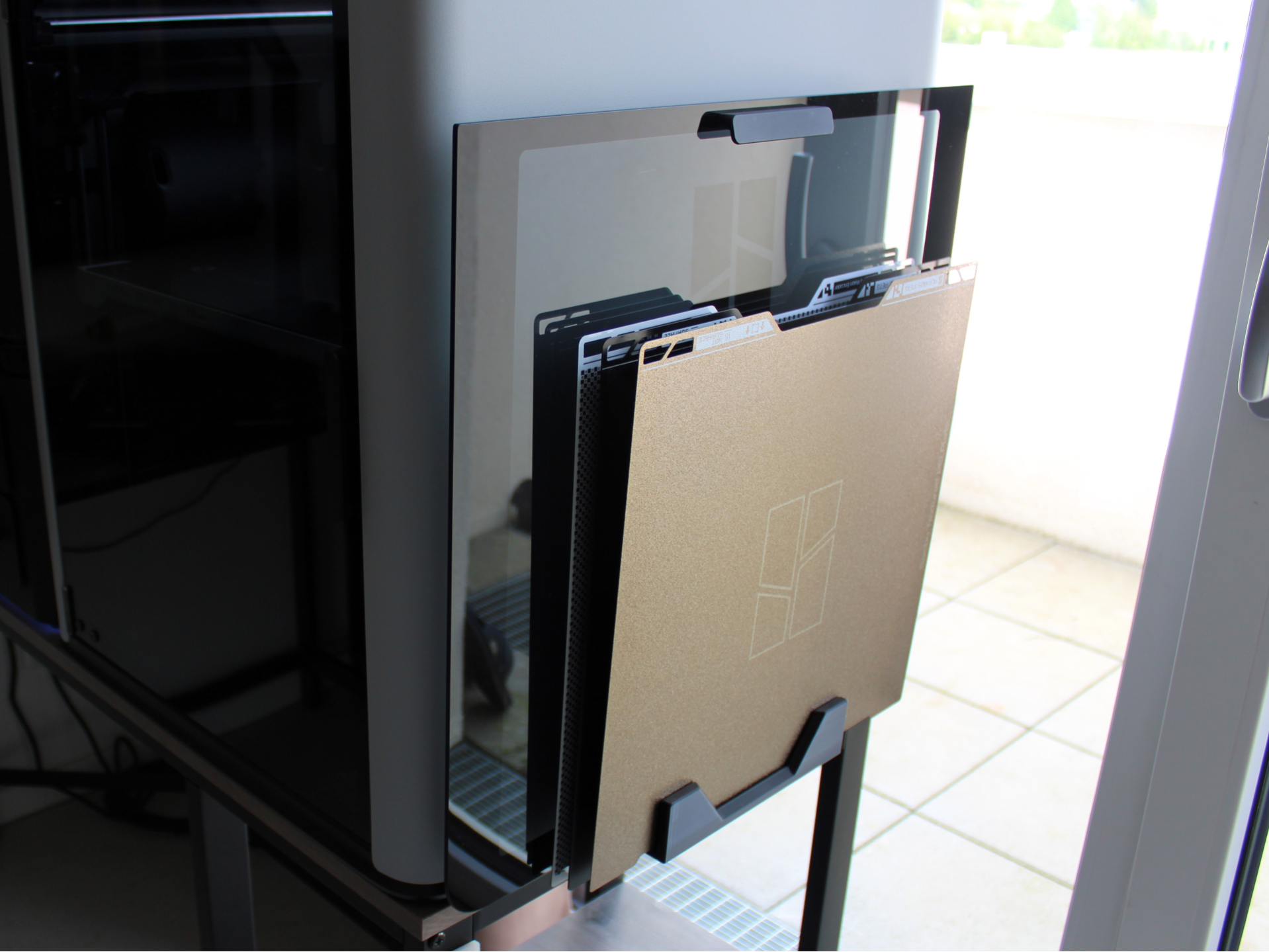 Build Plate Holder for H2-Series with Glass Holder