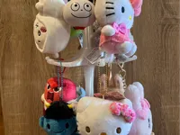 Support rotatif à deux étages pour peluches — photo 3