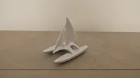 Sculpture de catamaran — photo 2