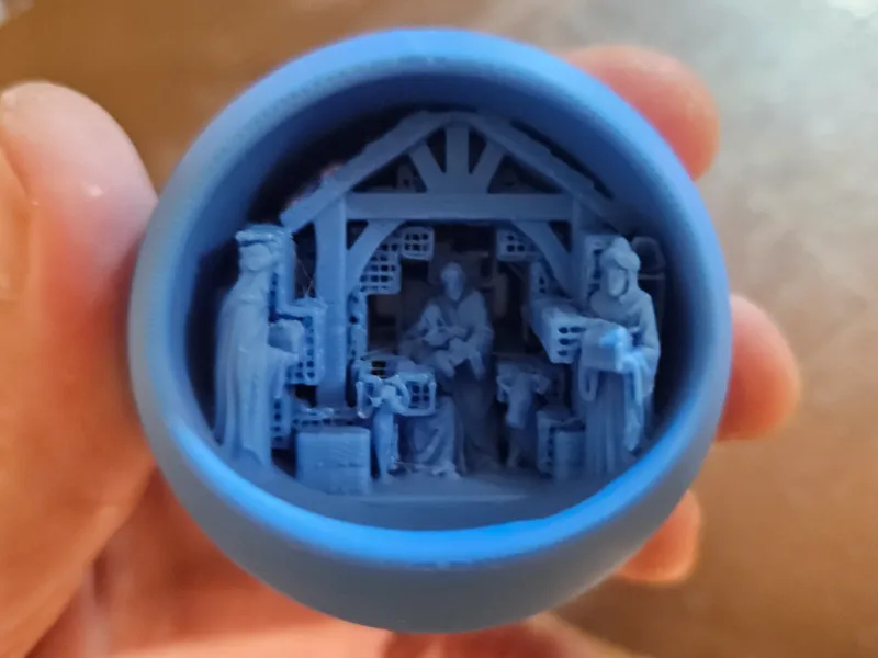 Nativity Scene Bauble
