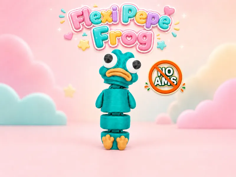 Flexi Pepe Frog [ NO AMS - Multi-part ]
