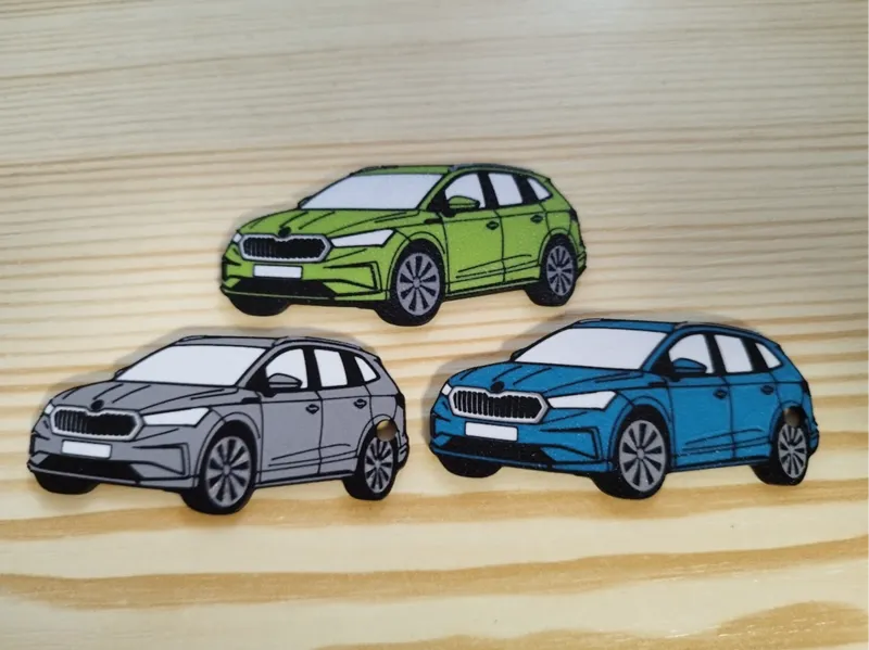 Skoda Enyaq IV keychain