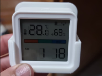Suporte Temperatura e Umidade com Visor Tuya