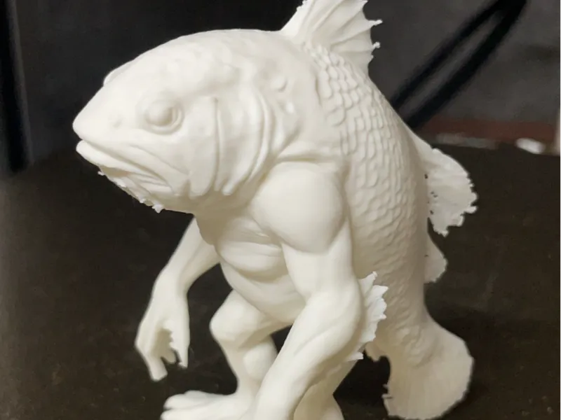 one of the Deep Ones 012 desktop figure